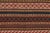 Rug & Kilim Vintage Persian Kilim, Brown With Vibrant Geometric Stripes - Rug & Kilim For Sale - Image 4 of 7