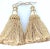Champagne A Pair of Champagne and Cream Key Tassels For Sale - Image 8 of 11