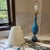 1950s French Style Blue Porcelain Table Lamp For Sale - Image 12 of 12