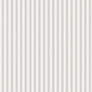 SAMPLE - Boråstapeter Aspö Stripe Wallpaper In Stone For Sale
