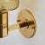 AB Markaryd 1960s Hans-Agne Jakobsson Model V-220 Brass & Glass Sconce for Markaryd For Sale - Image 4 of 12