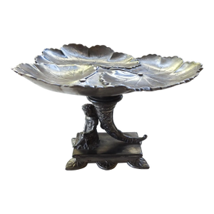 Aesthetic Movement Reed & Barton Silverplate Figural Card Tray