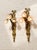 Early 20th Century Vintage Louis XVI Style Figural Three-Light Wall Sconces - a Pair For Sale - Image 5 of 6