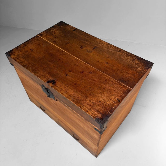 Antique Japanese Nagamochi Tansu Storage Chest, 1880s For Sale - Image 15 of 18