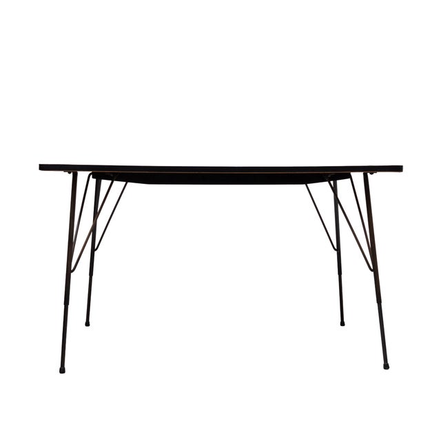 Adjustable Dining Table by Rudolf Wolf for Elsrijk, Holland, 1950s For Sale - Image 4 of 11