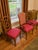 Vintage 10-Piece Carved Wood Dining Chair Set - 8 Side Chairs & 2 Upholstered Armchairs For Sale In Las Vegas - Image 6 of 12