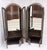 Pair Mastercraft Dome Shape Burl Wood Curio Display Cabinets w Shelves Lights For Sale - Image 11 of 18