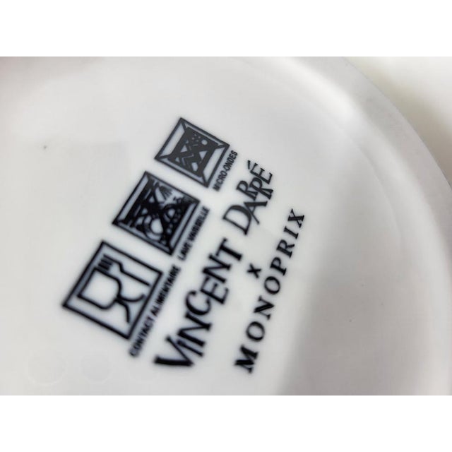 French White and Gold Porcelain Carafe by Vincent Darré for Monoprix For Sale - Image 6 of 8