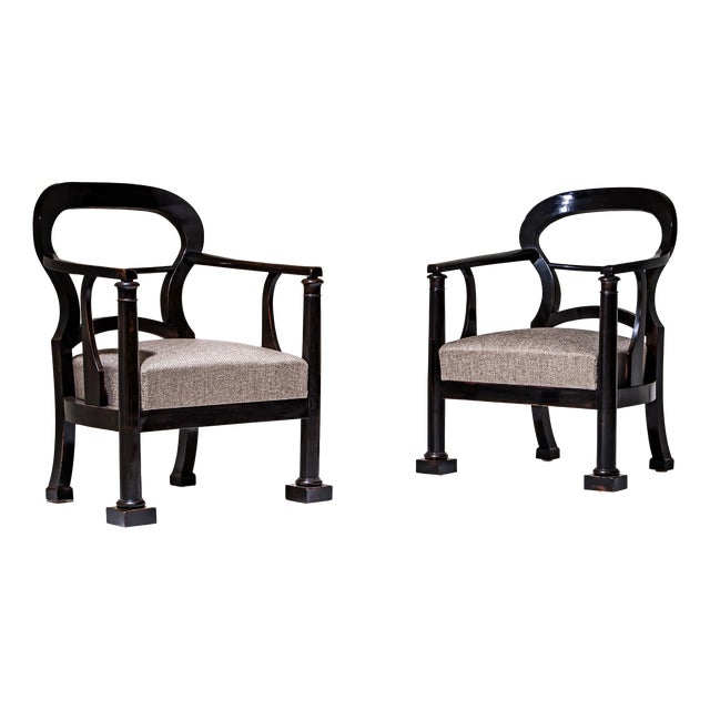 Antique Biedermeier Armchairs, Austria, 1830, Set of 2 For Sale