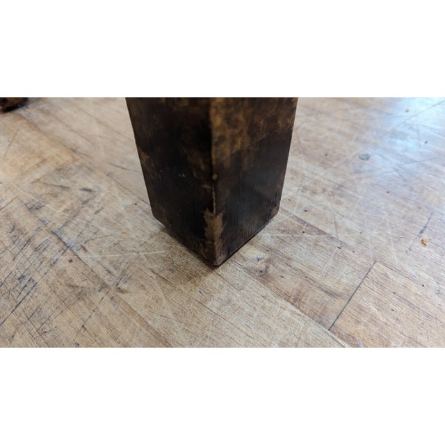 John Widdicomb Brass Inlayed Console Table For Sale - Image 10 of 12