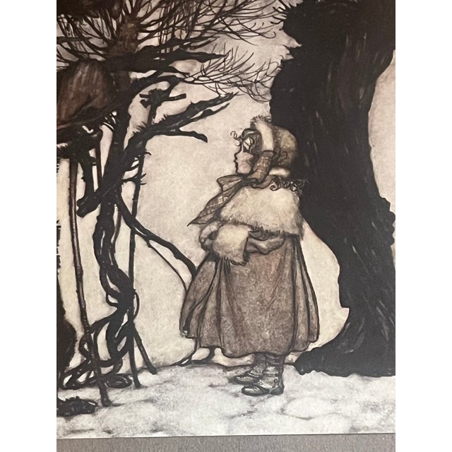Early 20th Century Arthur Rackham Illustrations From Peter Pan in Kensington Gardens, Framed. For Sale In Memphis - Image 6 of 7