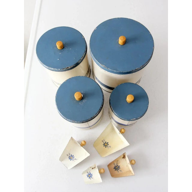 Vintage Enamel Kitchen Set by Kitchen Beautilities Circa 1930s - 1940s For Sale - Image 9 of 18