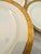 Limoges, France Vintage C. Ahrenfeldt Limoges 24kt Gold Rim Salad Plates-Set of 7 For Sale - Image 4 of 6