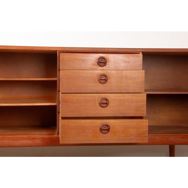 Danish Teak Model 42 Sideboard by Harry Østergaard for Randers Møbelfabrik, 1960, in Very Good conditions. Designed 1960...