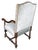 Late 20th Century Italian Baroque Style Carved Walnut Armchairs - A Pair For Sale - Image 4 of 6