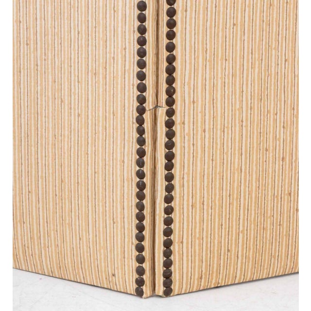 Floral Print Upholstered Three-Panel Floor Screen For Sale - Image 9 of 10