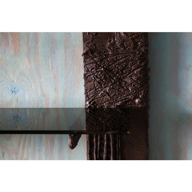 Paul Evans Pe71 Bronzed Resin and Glass Floating Bookshelf Wall Unit C. 1970s For Sale - Image 13 of 16