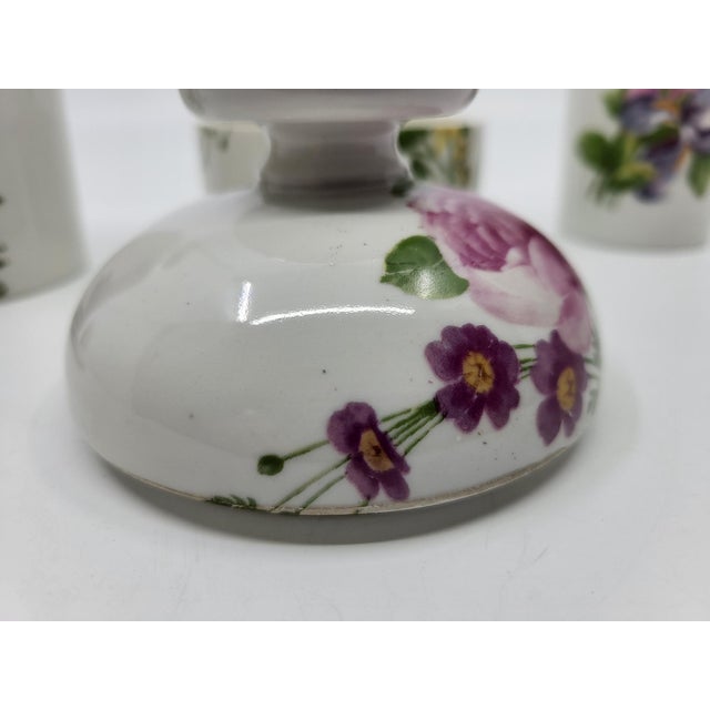 Ceramic Vintage Paris Porcelain Bathroom Set, France, 1950, Set of 3 For Sale - Image 7 of 14
