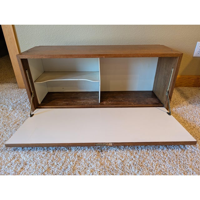1960s Mid Century High Teak Wall Unit Shelving Attributed to Poul Cadovius For Sale - Image 10 of 14
