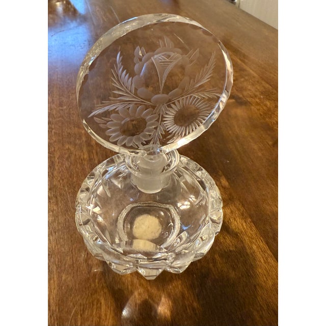 Glass Mid 20th Century Irice West Germany Perfume Bottle For Sale - Image 7 of 12