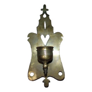 Vintage Hanging Candleholder in Brass, 1960s-1970s For Sale