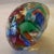 Art Deco Vintage Confetti Themed Murano Blown Glass Paperweight For Sale - Image 3 of 4