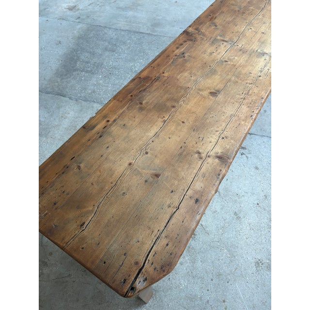 Mid 19th Century Monumental French Provincial Console For Sale - Image 4 of 10