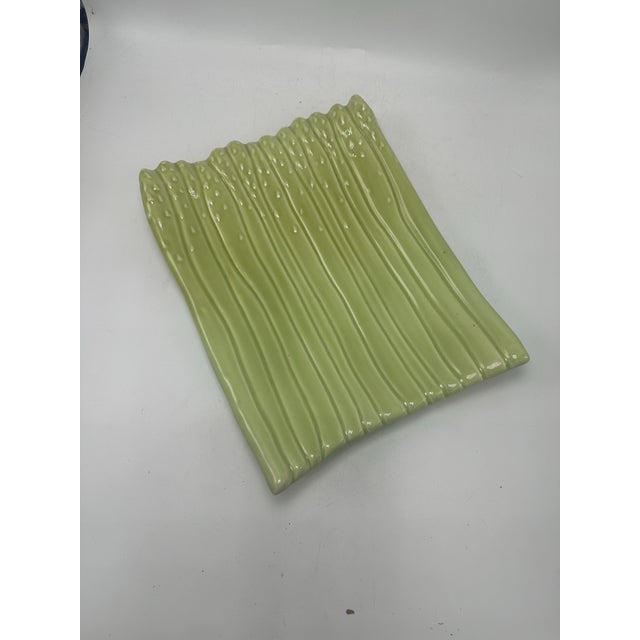 1980s Asparagus Serving Plate For Sale - Image 5 of 8