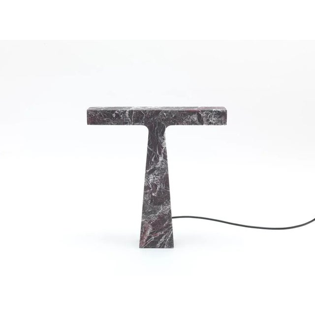 Contemporary Bruchi Marble Table Lamp by Niko Koronis For Sale - Image 3 of 11