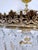 Vintage 1950s Italian Brass Basket Chandelier For Sale - Image 4 of 15