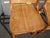 Set of Four Vintage Golden Oak Pressed Back Dining Room Chairs ~ French Country For Sale - Image 9 of 15
