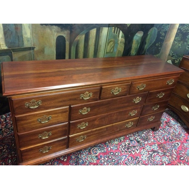 1980s Vintage Dresser, Statton Furniture "Trutype" For Sale - Image 5 of 13