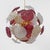 Sputnik Murano Glass Chandelier in Cherry Red, White and Champagne with Brass Structure, 2000 For Sale - Image 4 of 12