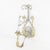 Baroque Pair of White & Gold Wall Sconces With Acanthus Leaves For Sale - Image 3 of 12