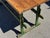 Pine Double Stretcher Base Work Table For Sale - Image 9 of 14