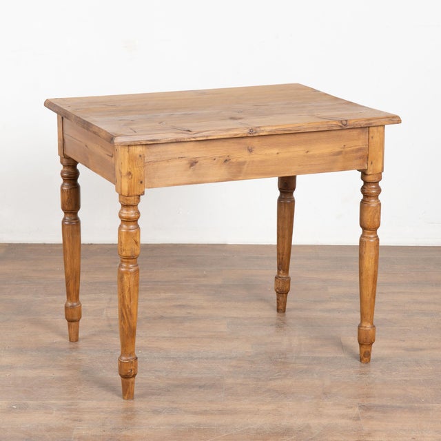 19th Century Pine Side Table With Drawer, Denmark For Sale - Image 10 of 10