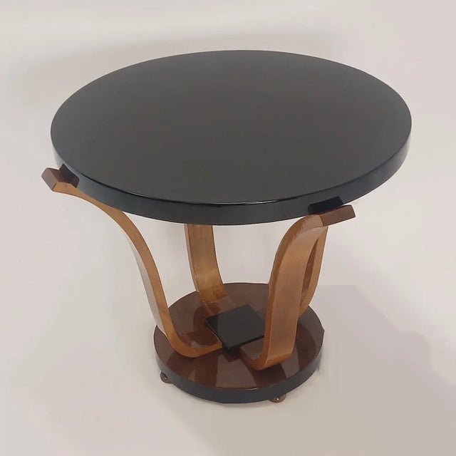 Art Deco Salon Table, France, 1920s For Sale - Image 6 of 12