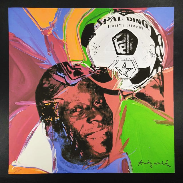 After Andy Warhol, Big Pelè, 1980s, Numbered Limited Edition Lithograph For Sale - Image 6 of 6