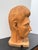 1960s Folk Art Americana Barbershop Carved Wood Bust of a Man For Sale - Image 10 of 12