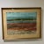 Original Framed Abstract Seascape Oil on Paper Signed Andrew Stark