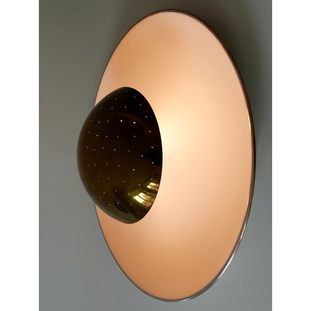 Large Mid-Century Modern Flush Mount or Sconce, Germany 1960s For Sale - Image 9 of 18