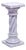 Vintage Carrara Marble Column, 1980s For Sale
