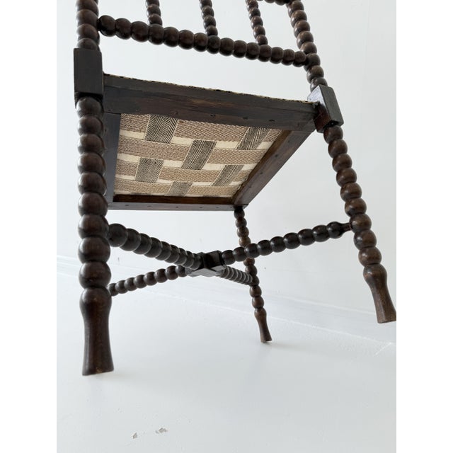Antique 20th Century French Bobbin Corner Chair For Sale - Image 14 of 16