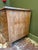 Traditional Antique Wooden Three Drawer Dresser With Brass Hardware For Sale - Image 3 of 3