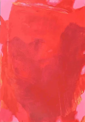 Italo Bressan, The Visible of the Invisible: Red Composition, 1989, Silkscreen