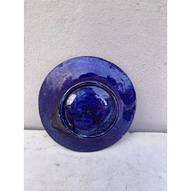 Small Majolica Palissy Fish Wall Platter Circa 1890 For Sale - Image 4 of 5
