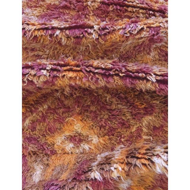 Burnt Orange Moroccan Burnt Orange Rug - 12.4 X 5.8 Ft For Sale - Image 8 of 8