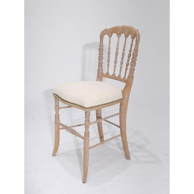 Ivory Napoleon III Side Chair For Sale - Image 8 of 8