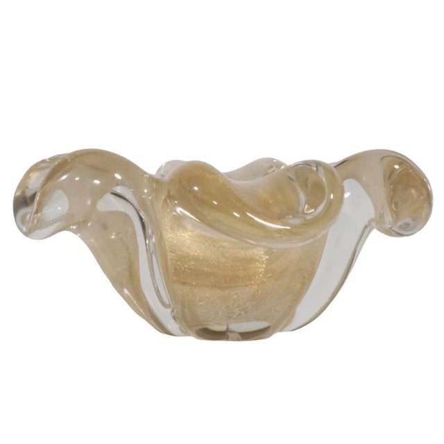Murano Aventurine Bowl by Seguso C 1950/1960's For Sale - Image 13 of 13
