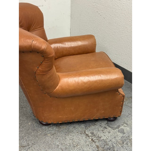 Traditional E. J. Victor for Ralph Lauren Home Writer’s Club Chair For Sale - Image 3 of 12